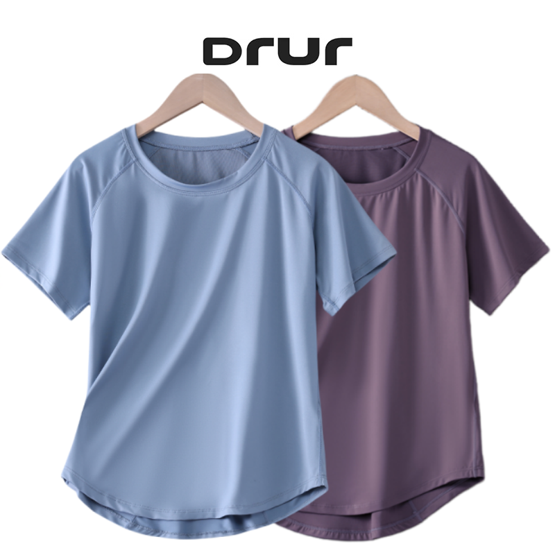 Women'S Fashion Sweatshirts - Drur mulheres esportes camiseta manga curta
