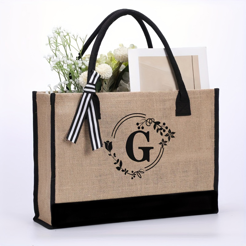 Canvas Tote Bag - Bolsa de algodão, bolsa de linho,