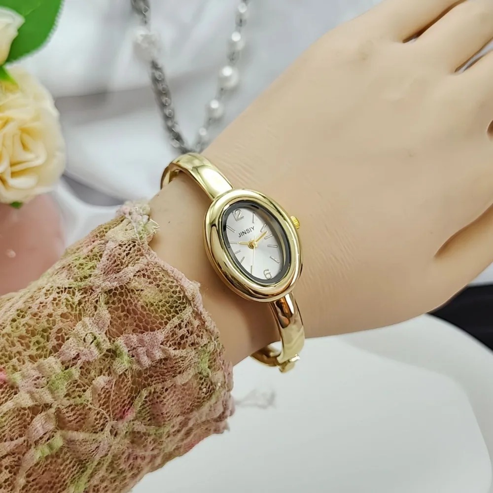 Women'S Fashion Digital Watch - Relógio de Quartzo Dourado de Marca
