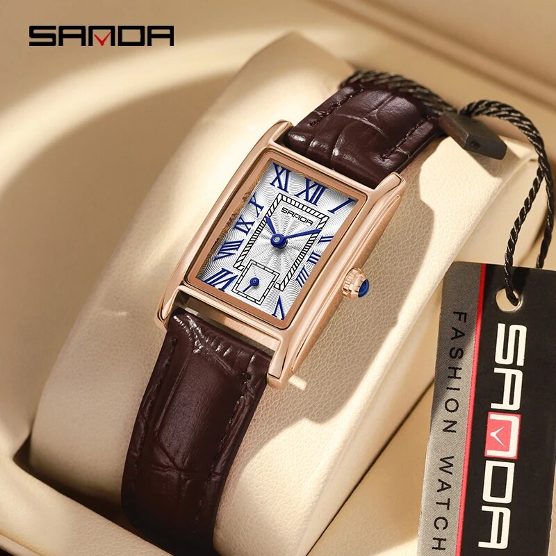 Women'S Fashion Digital Watch - SANDA-relógio de pulso analógico para mulheres,