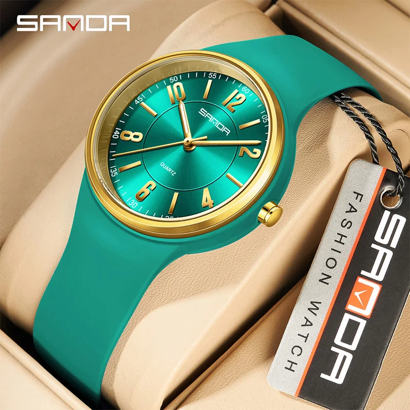 Women'S Fashion Digital Watch - SANDA Moda Feminina Relógio de Quartzo