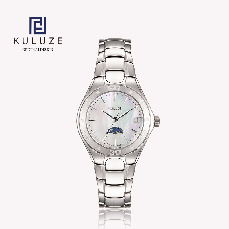 Women'S Fashion Digital Watch - KULUZE-Swiss Ronda 708 Quartz Watch para