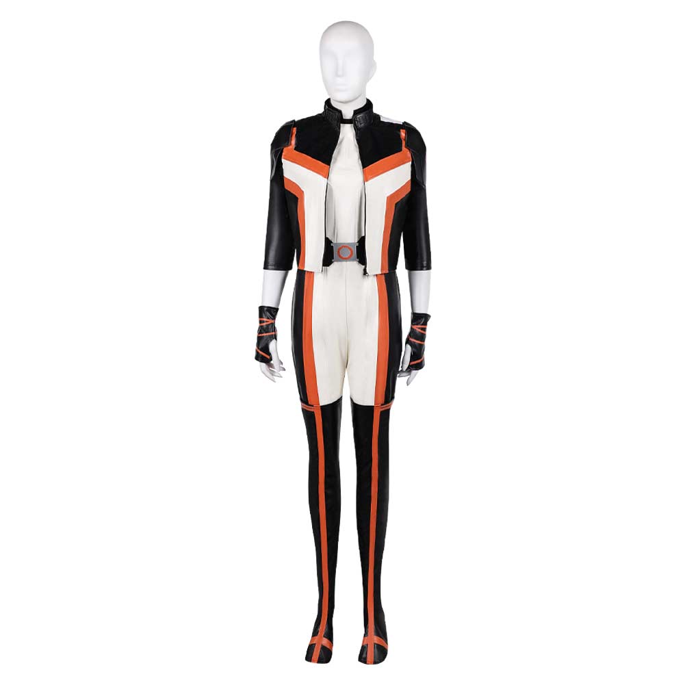 Mulheres hawkgirl traje 2025 m - Women'S Fashion Leather Jacket avaliação e preço