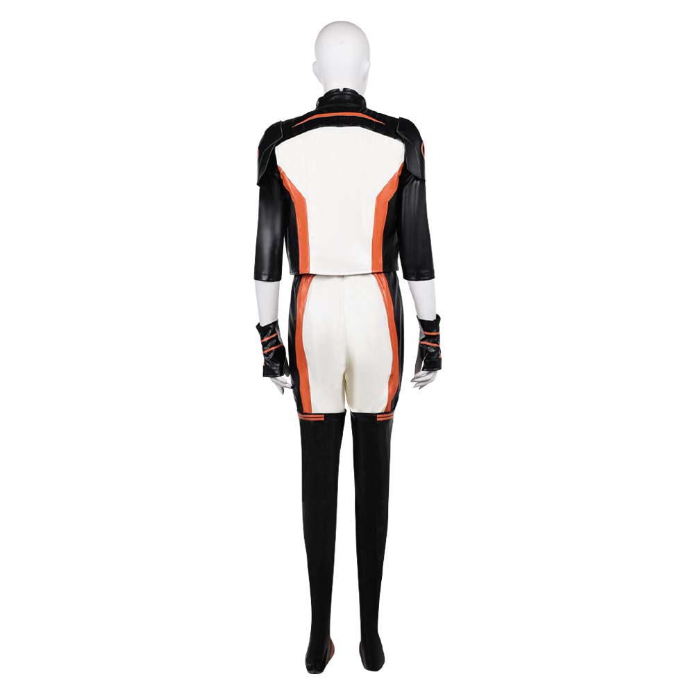 Mulheres hawkgirl traje 2025 m - Women'S Fashion Leather Jacket avaliação e preço