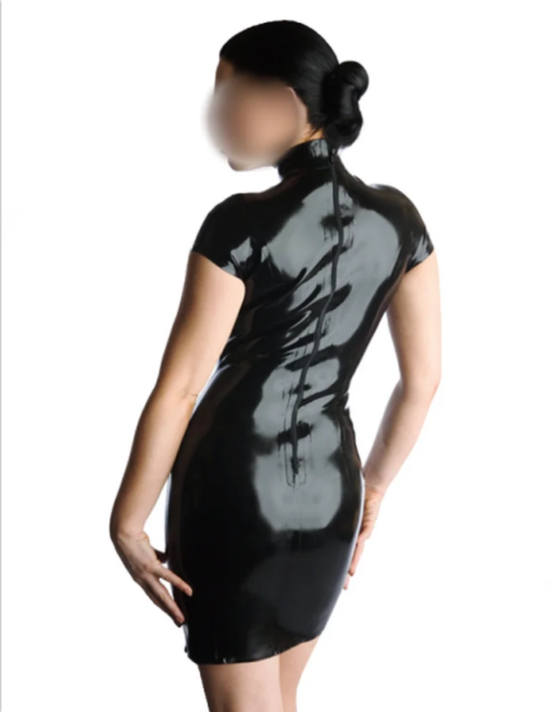 Vestido de Látex Preto Artesan - Women Fashion Reddit avaliação e preço
