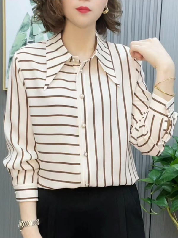Camisa Casual Fina de Manga Lo - Women Fashion Over 60 avaliação e preço