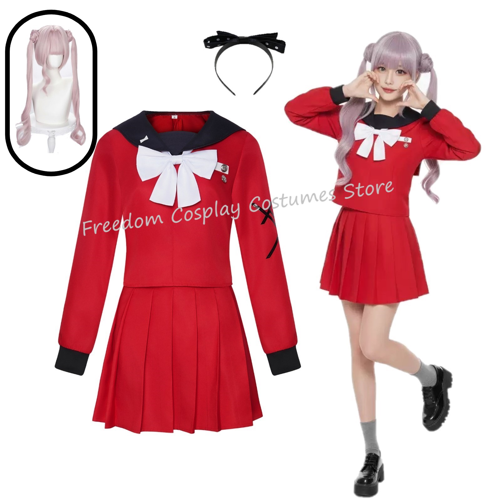 Peruca de Cosplay Kako Tsukumo - Women Fashion Reddit avaliação e preço
