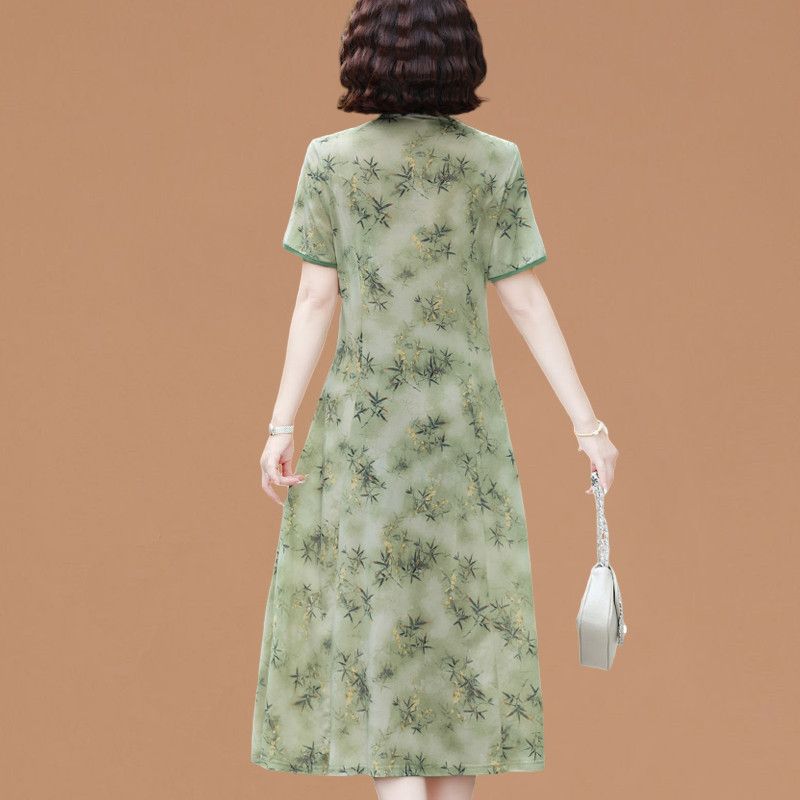 Vestido  Elegante de Manga Cur - Women Fashion Over 60 avaliação e preço