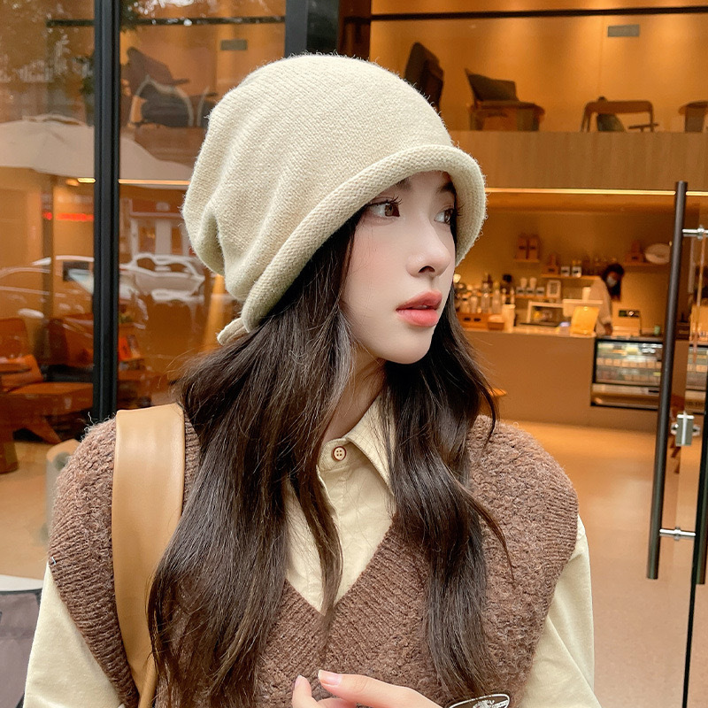 Gorro de malha capuz feminino  - Women Fashion Hats avaliação e preço