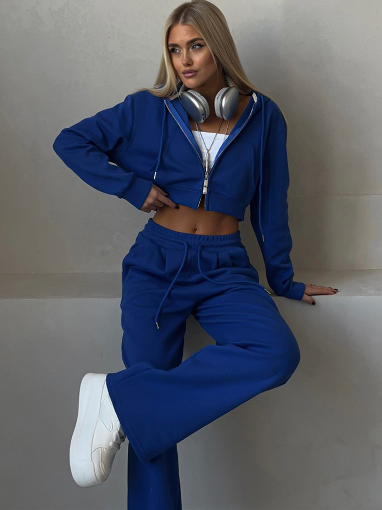 Conjunto de moletom curto com  - Women'S Fashion Sweatshirts avaliação e preço