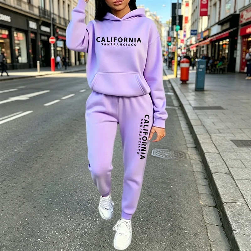 Conjunto de Moletom Casual Urb - Women'S Fashion Sweatshirts avaliação e preço