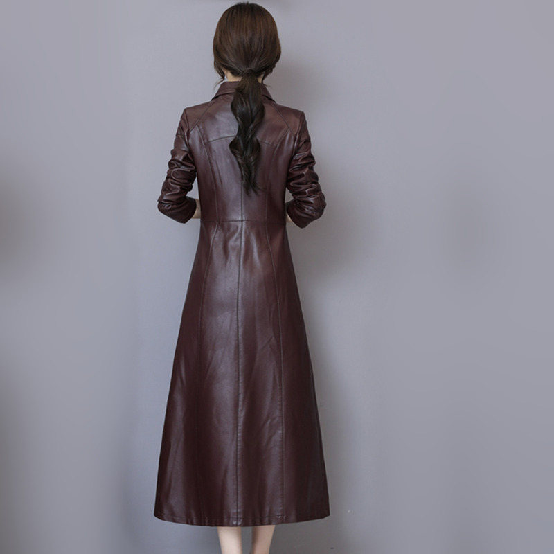Novo Mulheres Casaco de Pele d - Women'S Fashion Leather Jacket avaliação e preço