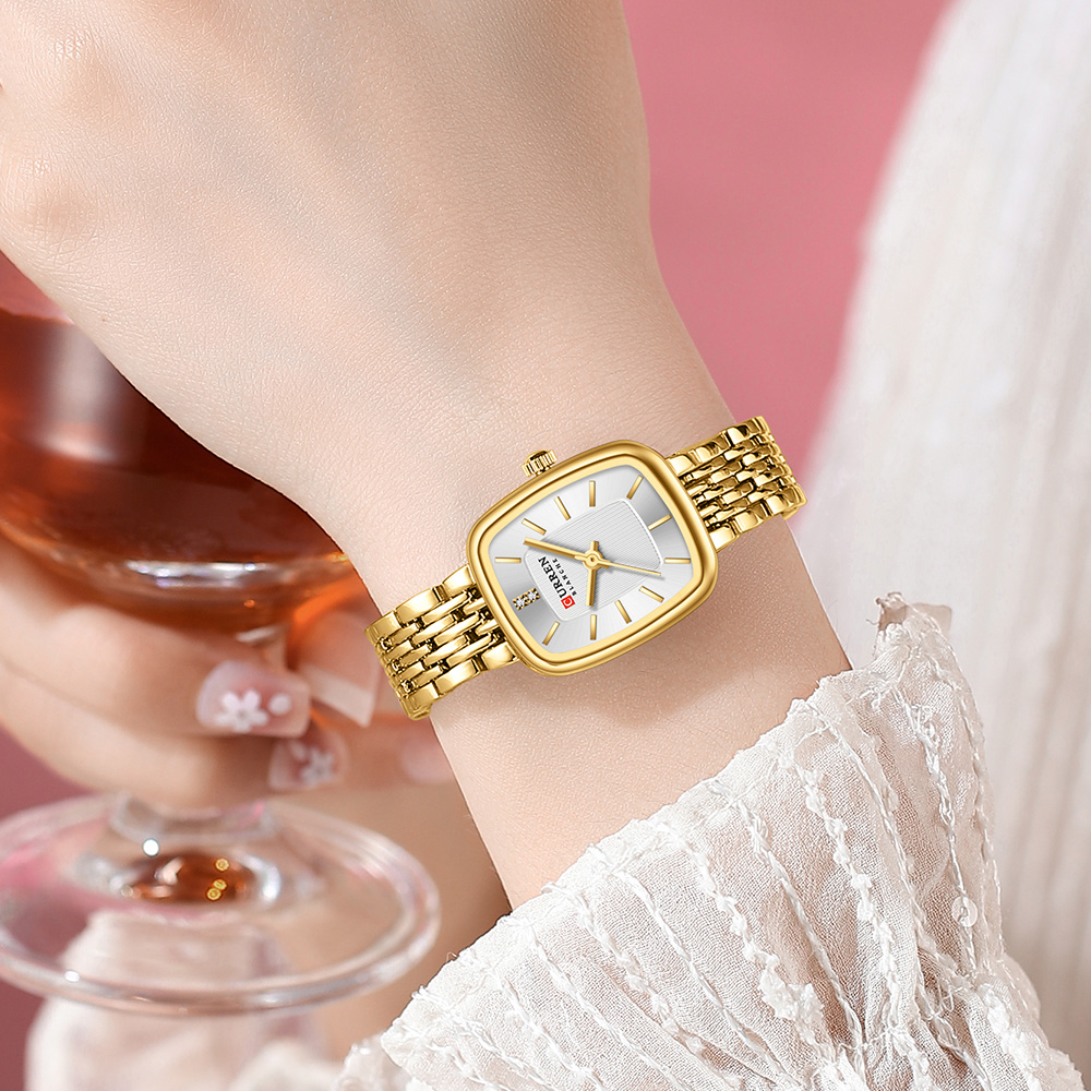 Curren nova moda aço inoxidáve - Women'S Fashion Digital Watch avaliação e preço