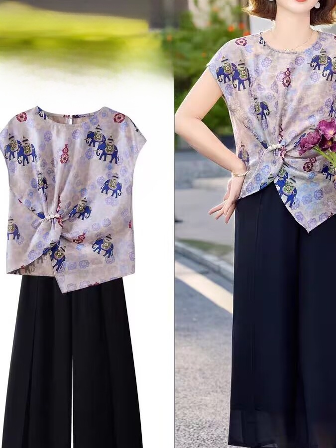 Conjunto de Roupa de Verão Ele - Women Fashion Over 60 avaliação e preço
