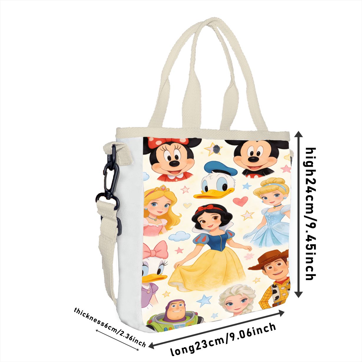 Bolsa Tote Multifuncional Prin - Canvas Tote Bag avaliação e preço