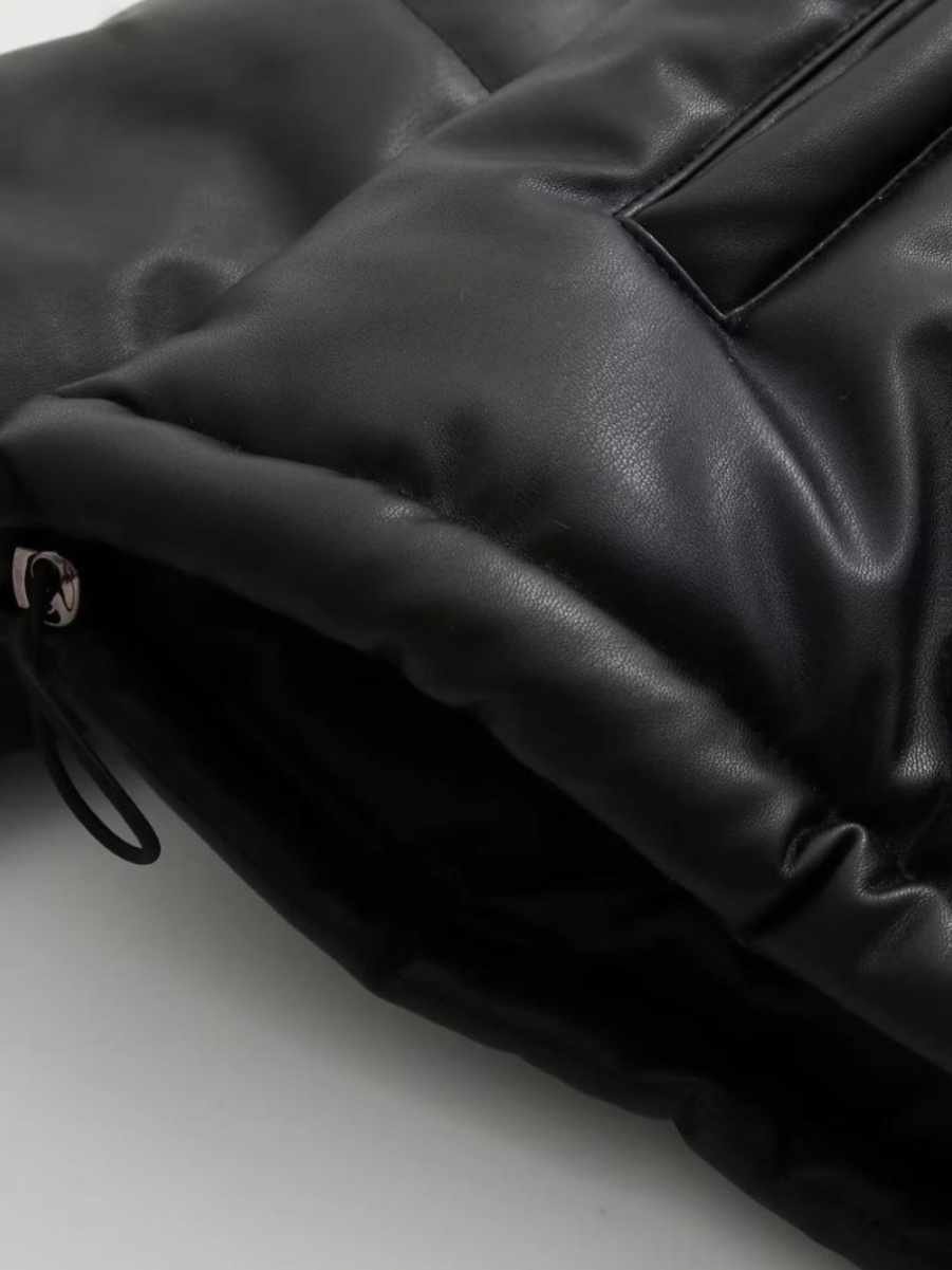 Jaqueta Feminina Casual de Cou - Women'S Fashion Leather Jacket avaliação e preço