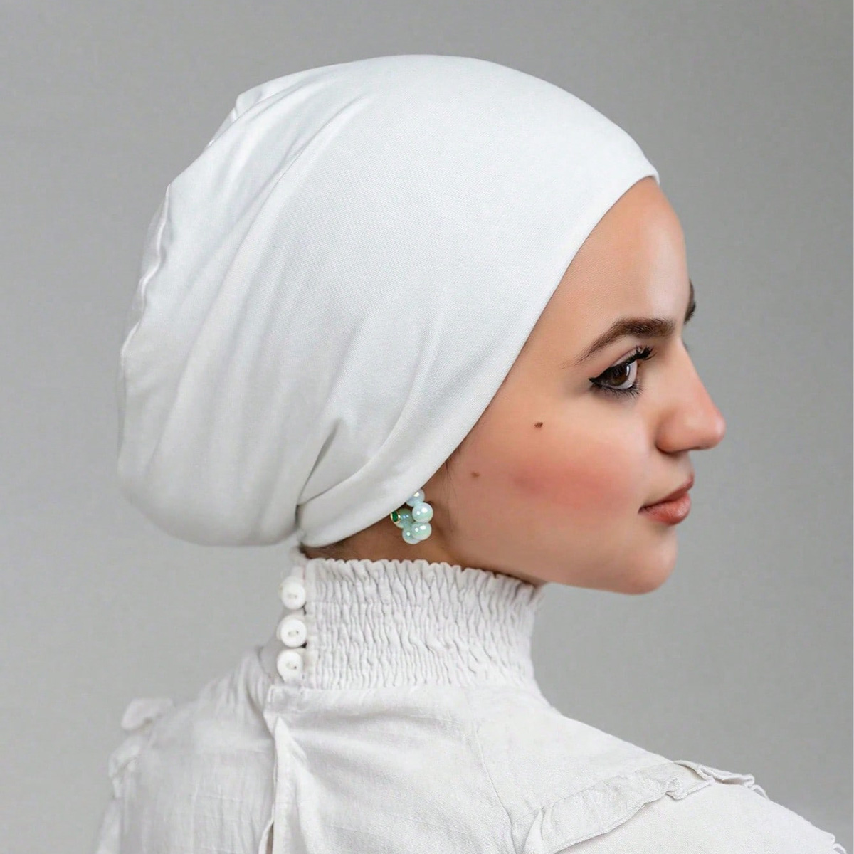 Quente sólido algodão modal jé - Women Fashion Hats avaliação e preço