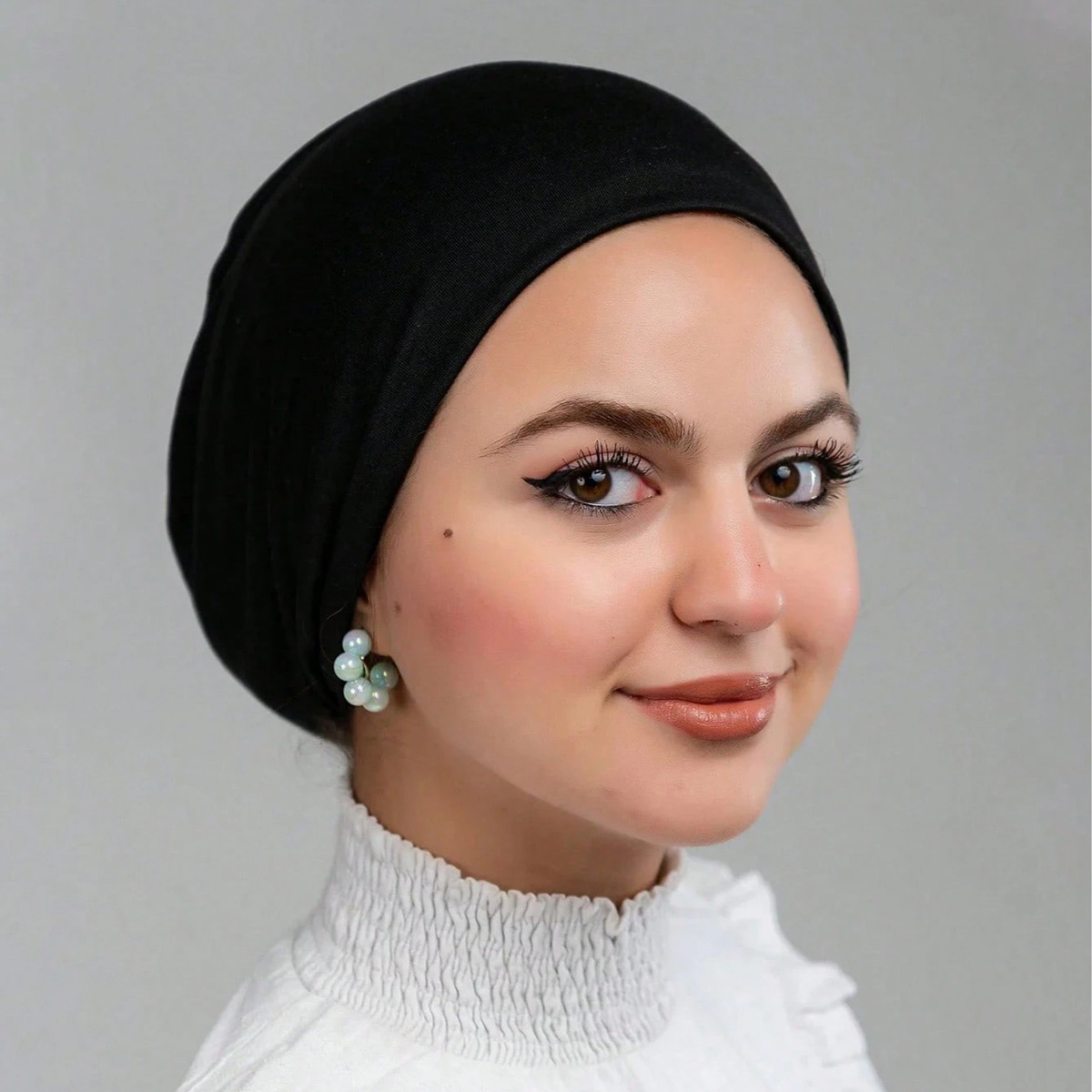 Quente sólido algodão modal jé - Women Fashion Hats avaliação e preço