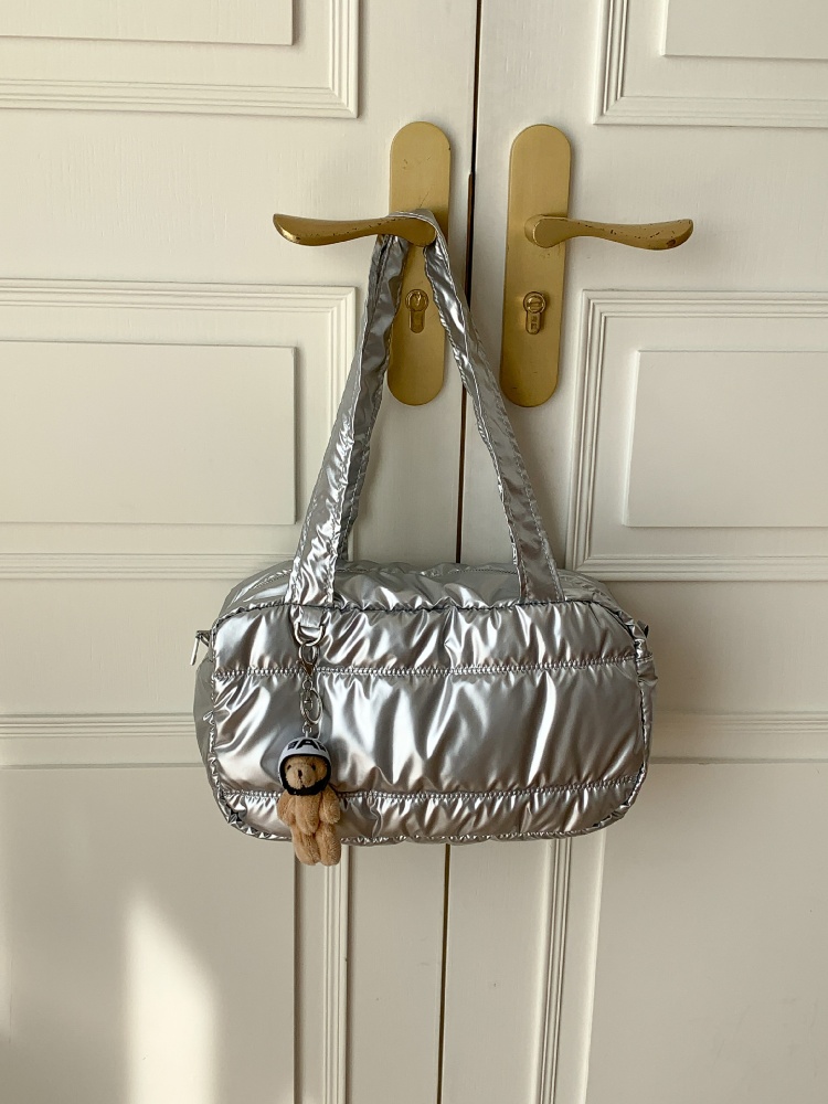 Bolsa de ombro acolchoada casu - Women Fashion Over 60 avaliação e preço