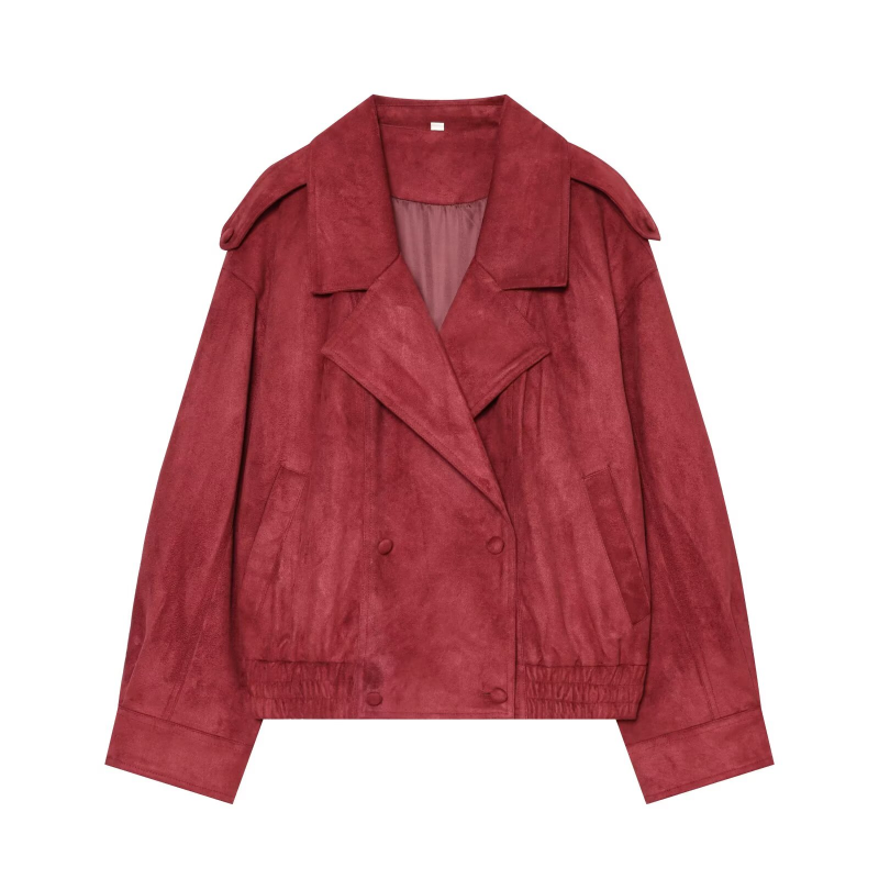 Jaqueta Feminina 2026 Nova Col - Women'S Fashion Leather Jacket avaliação e preço