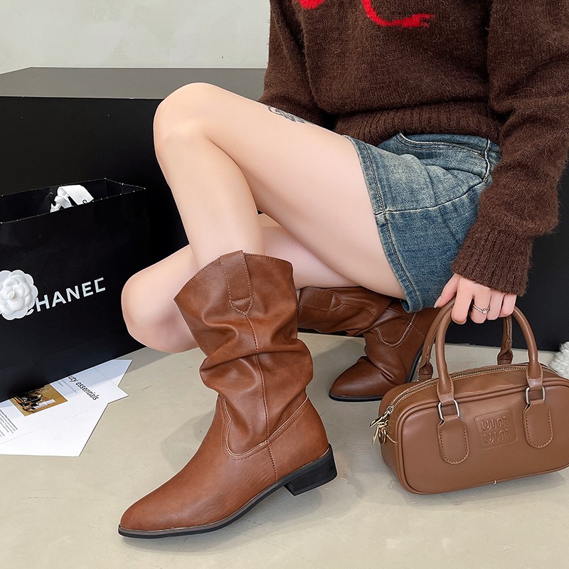 Botas femininas inverno 2025 m - Women'S Fashion Winter 2025 avaliação e preço