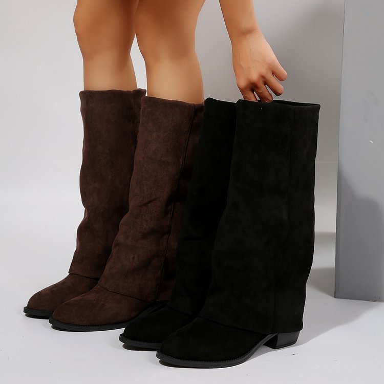 Botas altas do joelho das mulh - Women'S Fashion Winter 2025 avaliação e preço