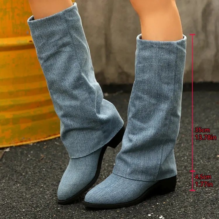 Botas altas do joelho das mulh - Women'S Fashion Winter 2025 avaliação e preço