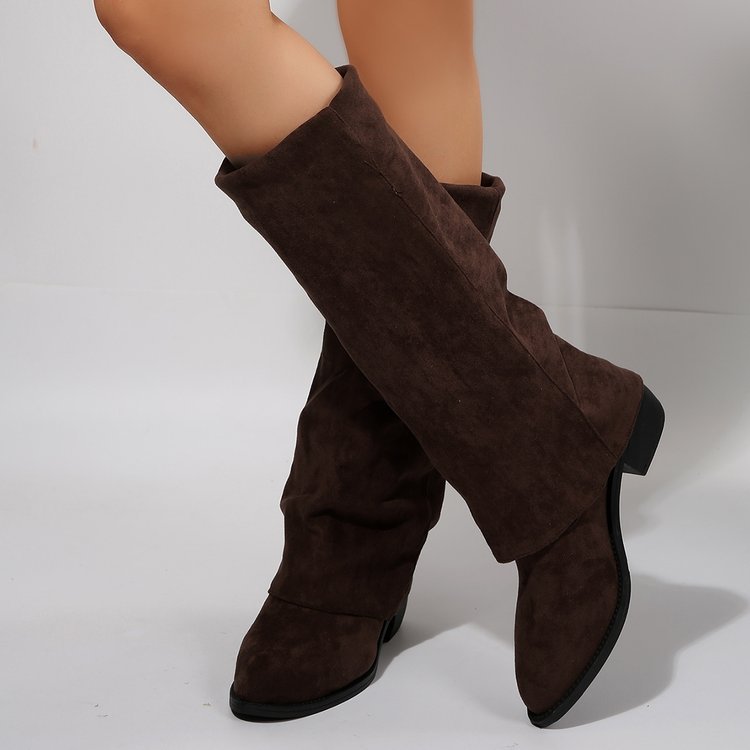 Botas altas do joelho das mulh - Women'S Fashion Winter 2025 avaliação e preço