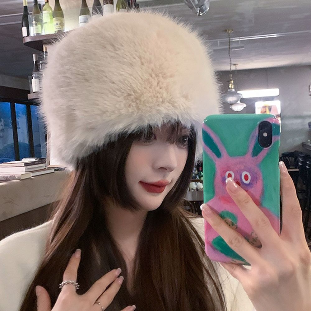 Chapéu de balde de pelúcia de  - Bucket Hat Women avaliação e preço