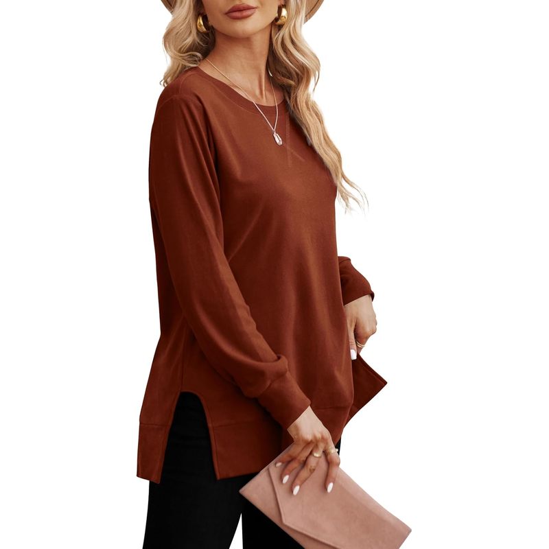 Moletom Feminino com Fenda Lat - Women Fashion Open Now avaliação e preço