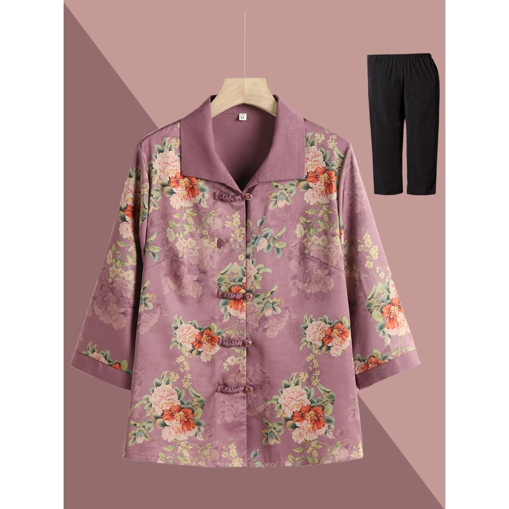 Camisa Elegante de Manga Três  - Women Fashion Over 60 avaliação e preço