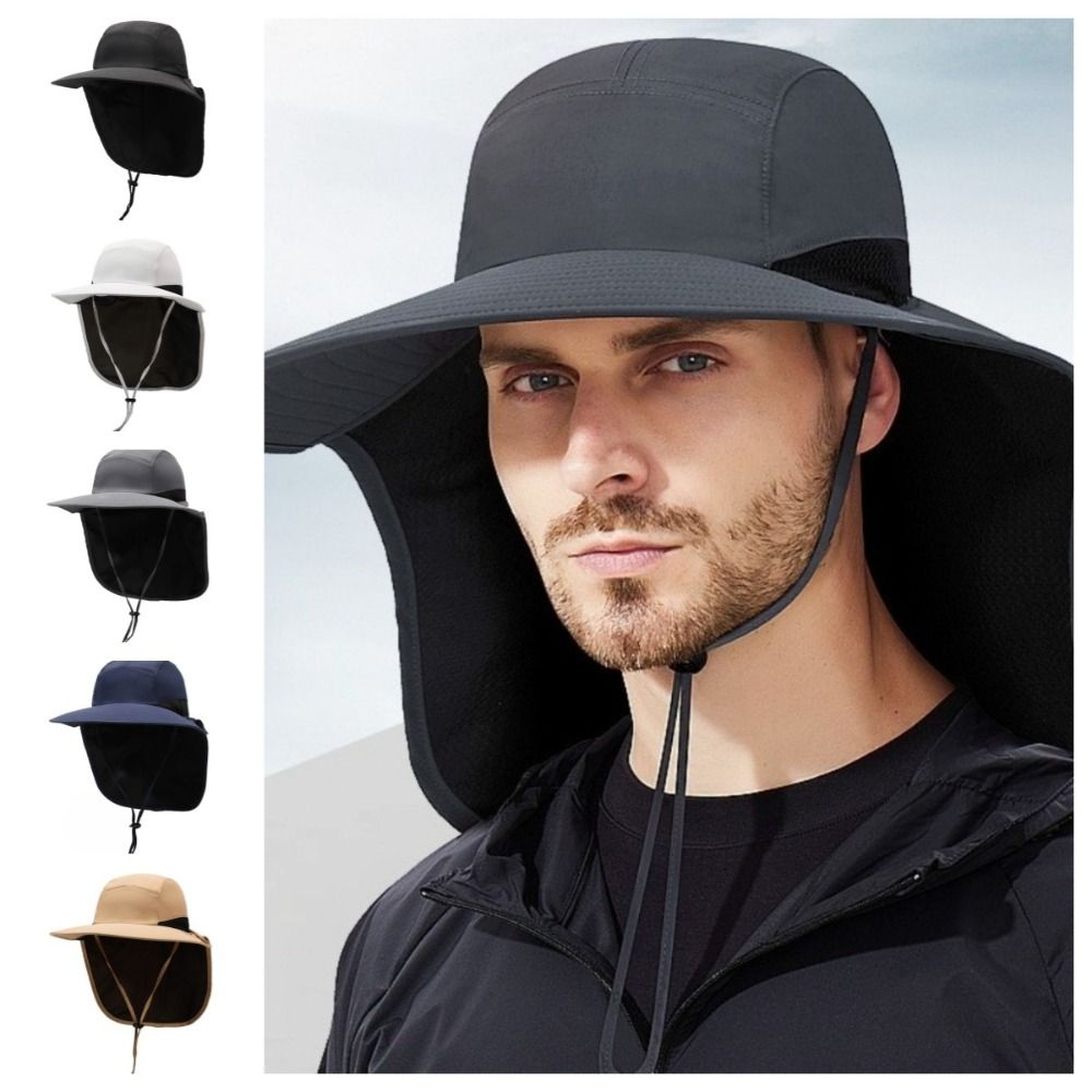 Chapéu de sol com aba larga, c - Bucket Hat Women avaliação e preço