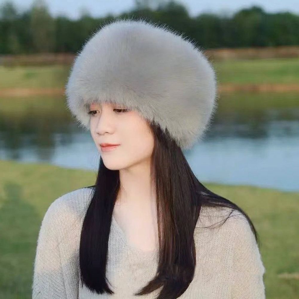 Chapéu de balde de pelúcia de  - Bucket Hat Women avaliação e preço